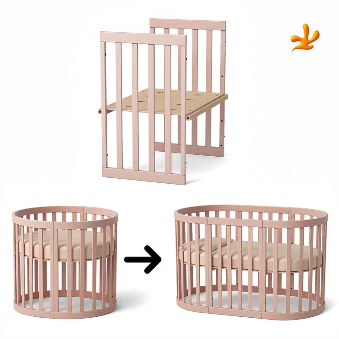 Sada pro přeměnu kolébky Mikko Gekko Kids. Cappuccino.